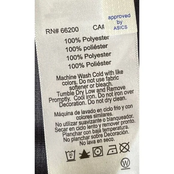 Asics Womens Circuit 8 Short Sleeve Athletic Jersey Shirt Top - Picture 5 of 15